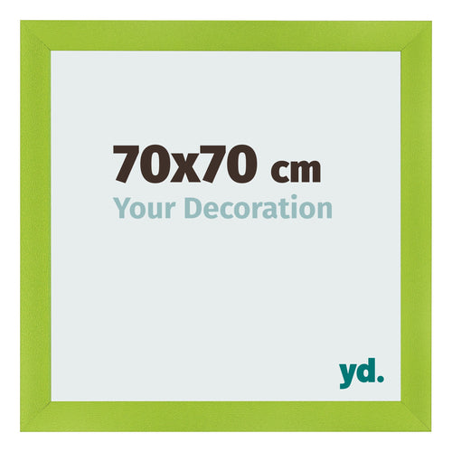 Photo Frame 70x70cm Green MDF Pisa Front Size | Yourdecoration.com