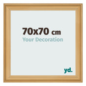 Photo Frame 70x70cm Pine Woodgrain MDF Lazio Front Size | Yourdecoration.com