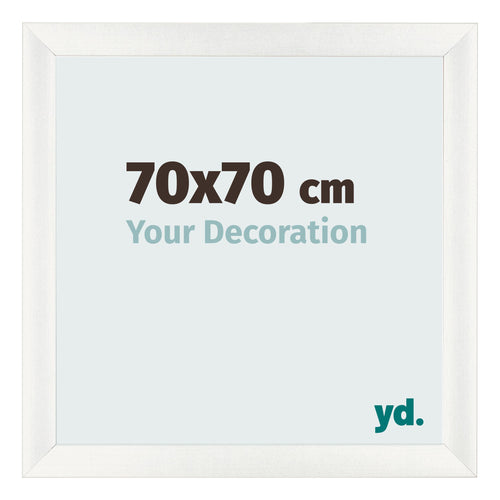 Photo Frame 70x70cm White Vintage MDF Pisa Front Size | Yourdecoration.com