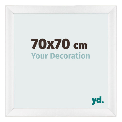 Photo Frame 70x70cm White Vintage MDF Pisa Front Size | Yourdecoration.com