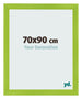 Photo Frame 70x90cm Green MDF Pisa Front Size | Yourdecoration.com