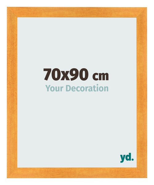 Photo Frame 70x90cm Orange MDF Pisa Front Size | Yourdecoration.com