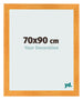 Photo Frame 70x90cm Orange MDF Pisa Front Size | Yourdecoration.com