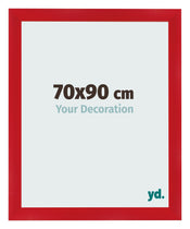 Photo Frame 70x90cm Red MDF Pisa Front Size | Yourdecoration.com