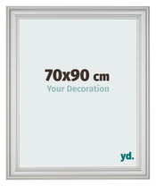 Photo Frame 70x90cm Silver Matte MDF Lazio Front Size | Yourdecoration.com
