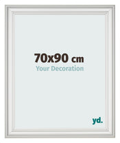 Photo Frame 70x90cm White Swept MDF Lazio Front Size | Yourdecoration.com