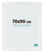 Photo Frame 70x90cm White Vintage MDF Pisa Front Size | Yourdecoration.com