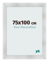 Photo Frame 75x100cm Aluminum Brushed MDF Pisa Front Size | Yourdecoration.com