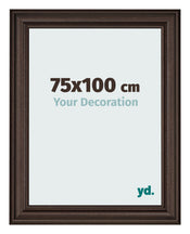 Photo Frame 75x100cm Oak Dark MDF Lazio Front Size | Yourdecoration.com