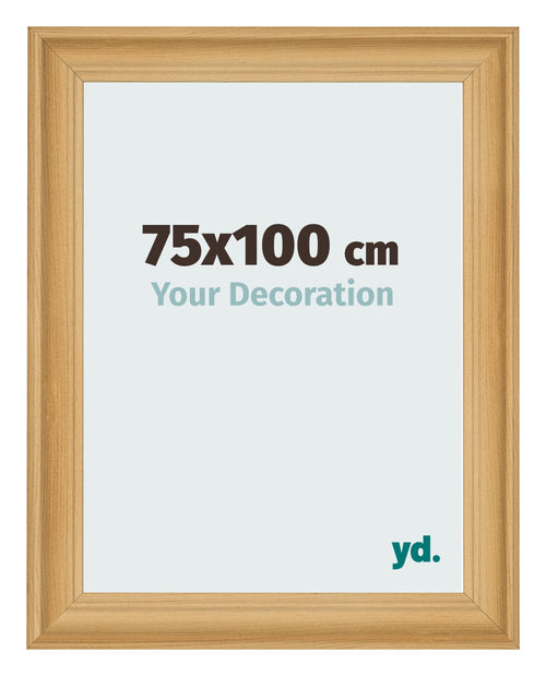 Photo Frame 75x100cm Pine Woodgrain MDF Lazio Front Size | Yourdecoration.com