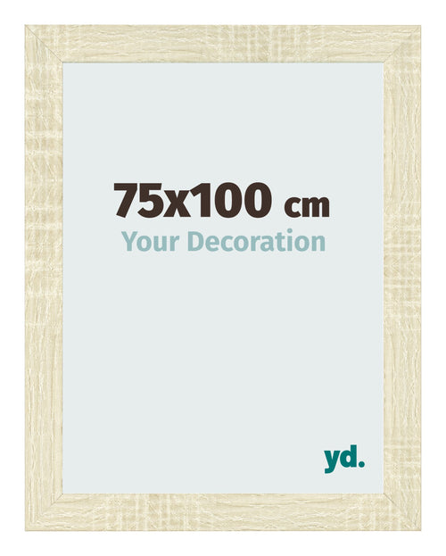 Photo Frame 75x100cm Sonoma Oak MDF Pisa Front Size | Yourdecoration.com