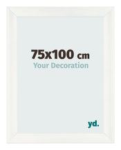 Photo Frame 75x100cm White Vintage MDF Pisa Front Size | Yourdecoration.com