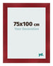 Photo Frame 75x100cm Wine Red Swept MDF Pisa Front Size | Yourdecoration.com