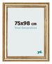 Photo Frame 75x98cm Gold Antique MDF Lazio Front Size | Yourdecoration.com