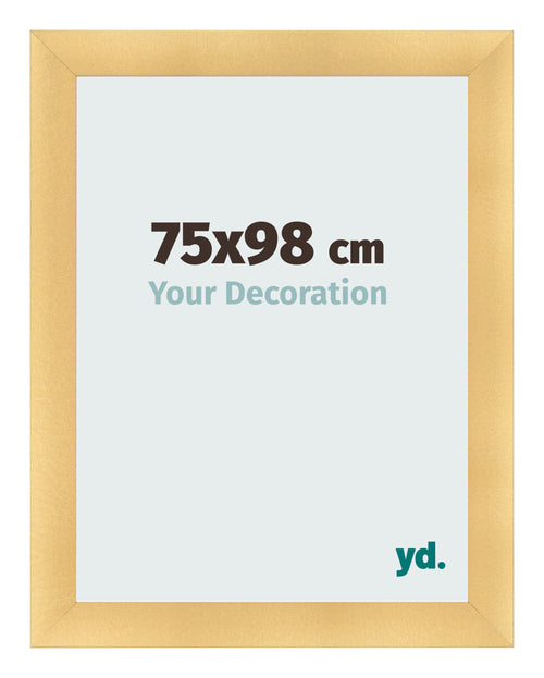 Photo Frame 75x98cm Gold Vintage MDF Pisa Front Size | Yourdecoration.com