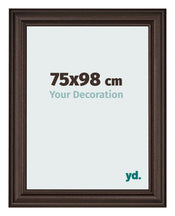 Photo Frame 75x98cm Oak Dark MDF Lazio Front Size | Yourdecoration.com