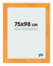Photo Frame 75x98cm Orange MDF Pisa Front Size | Yourdecoration.com