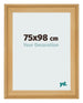 Photo Frame 75x98cm Pine Woodgrain MDF Lazio Front Size | Yourdecoration.com