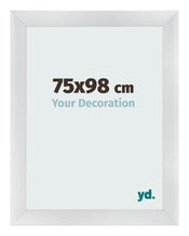 Photo Frame 75x98cm Silver Black Swept MDF Pisa Front Size | Yourdecoration.com