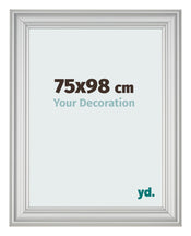 Photo Frame 75x98cm Silver Matte MDF Lazio Front Size | Yourdecoration.com