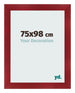 Photo Frame 75x98cm Wine Red Swept MDF Pisa Front Size | Yourdecoration.com