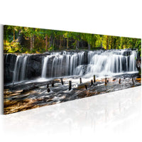 Canvas Print Fairytale Waterfall 150x50cm