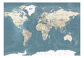 Wall Mural - Vintage World Map 400x280cm - Non-Woven Murals