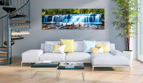 Canvas Print Beautiful Waterfall 120x40cm