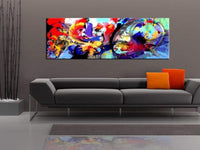 Canvas Print Colourful Immersion 135x45cm