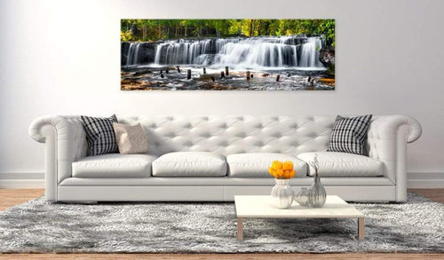 Canvas Print Fairytale Waterfall 120x40cm