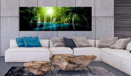 Canvas Print Sapphire Lake 150x50cm