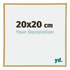 Annecy Plastic Photo Frame 20x20cm Beech Front Size | Yourdecoration.com