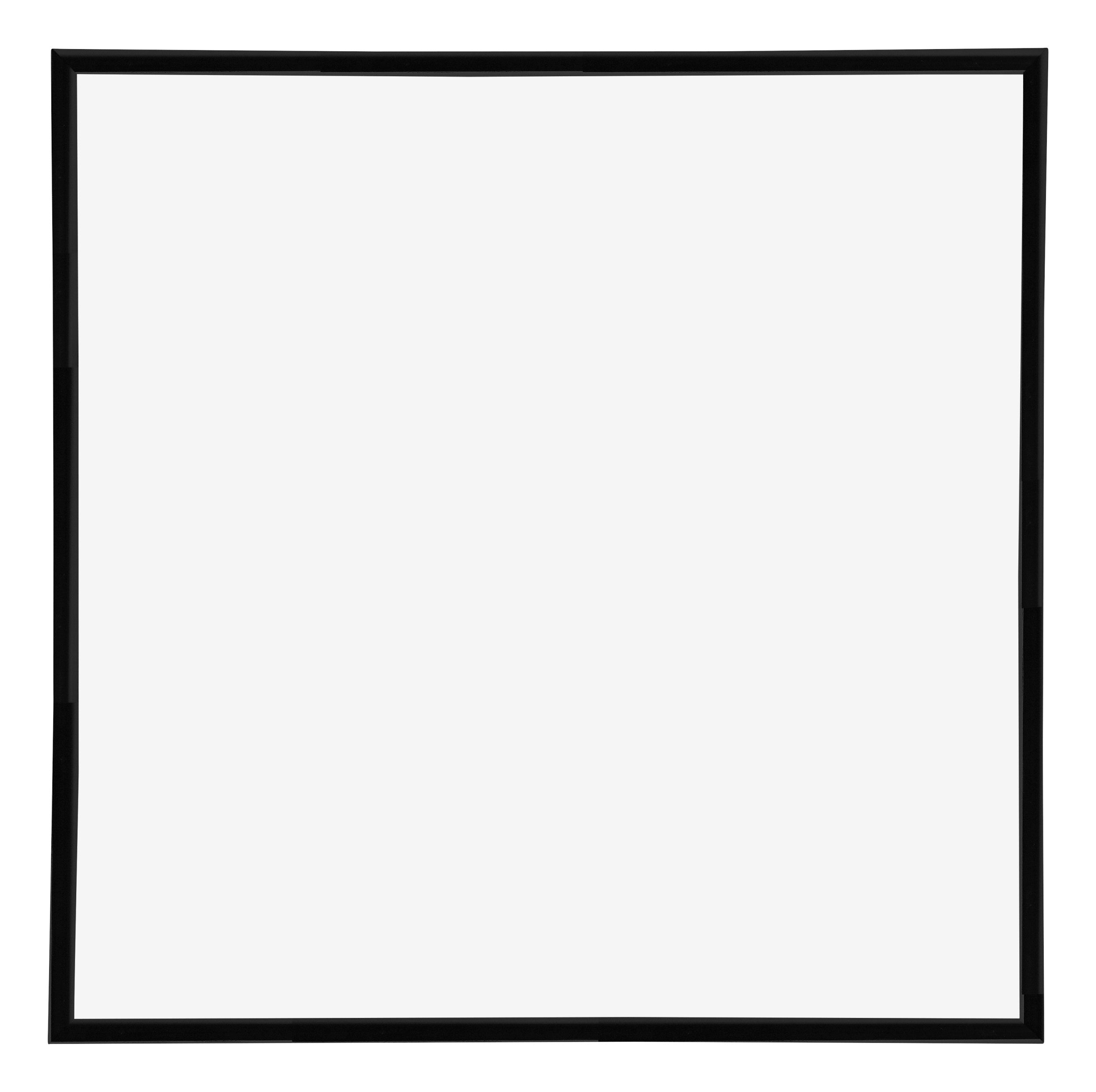 Annecy Plastic Photo Frame 20x20cm Black High Gloss Front | Yourdecoration.com