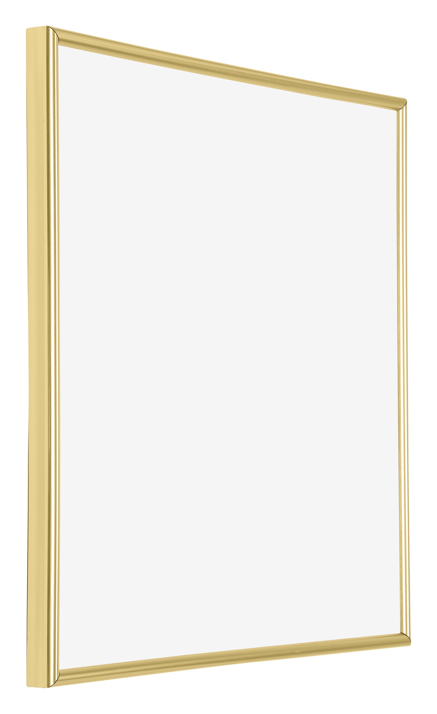 Annecy Plastic Photo Frame 20x20cm Gold Front Oblique | Yourdecoration.com