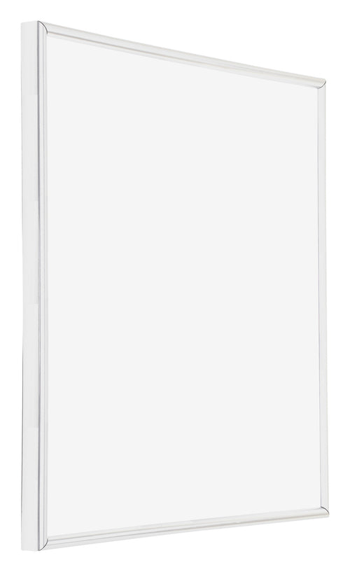 Annecy Plastic Photo Frame 20x20cm White High Gloss Front Oblique | Yourdecoration.com