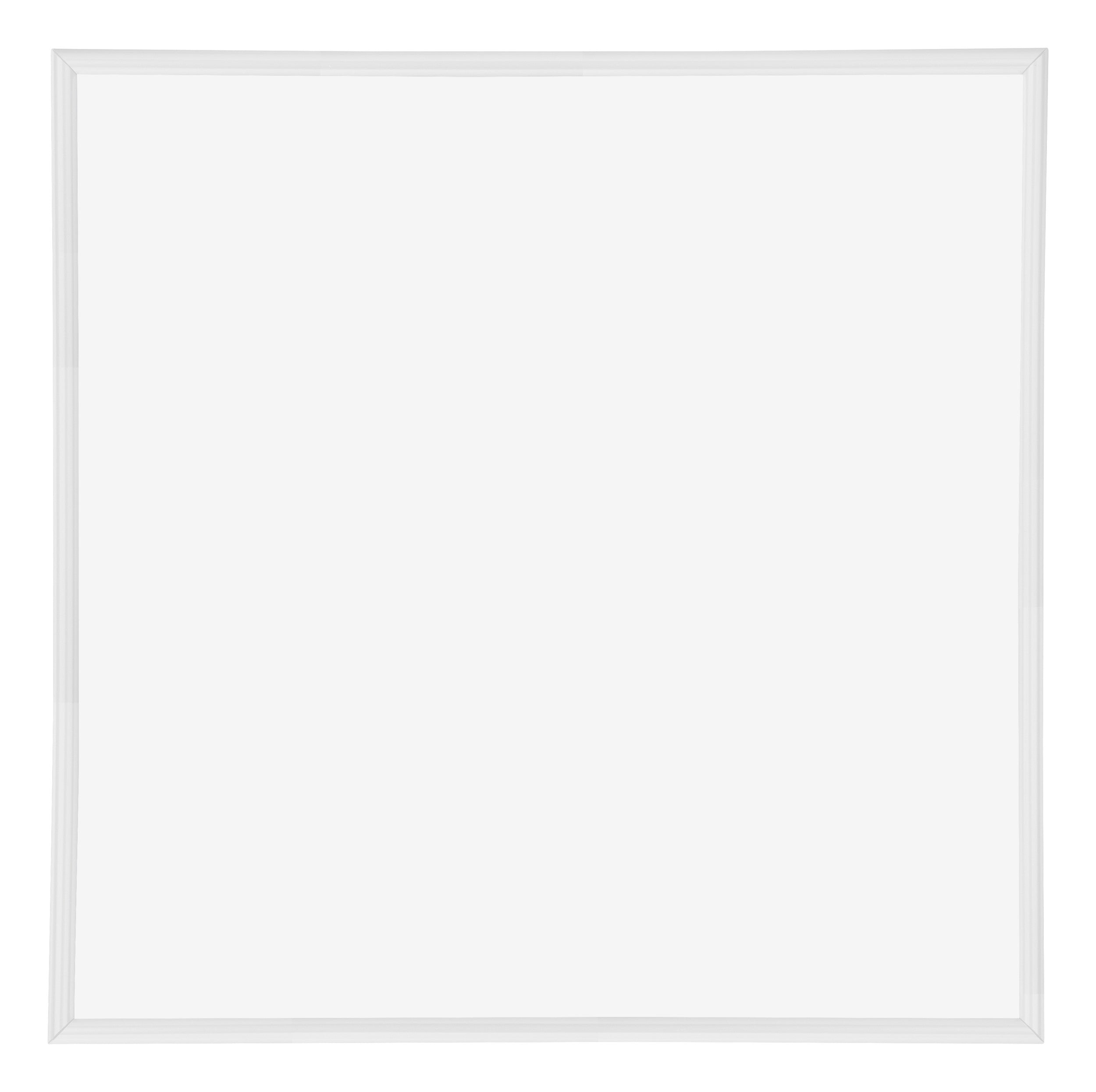 Annecy Plastic Photo Frame 20x20cm White High Gloss Front | Yourdecoration.com