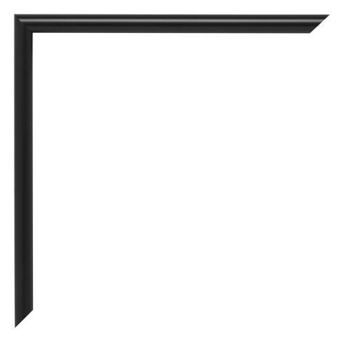 Annecy Plastic Photo Frame 20x25cm Black Matt Detail Corner | Yourdecoration.com