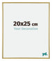 Annecy Plastic Photo Frame 20x25cm Gold Front Size | Yourdecoration.com