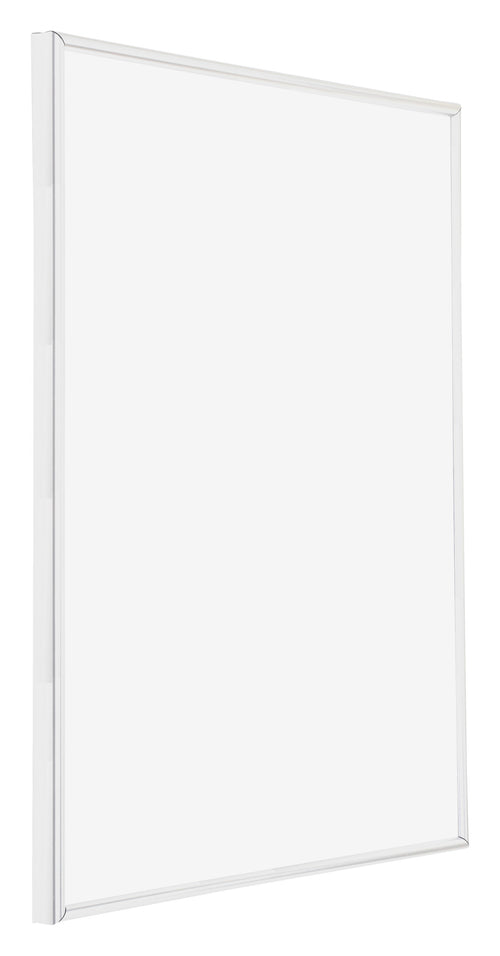 Annecy Plastic Photo Frame 20x25cm White High Gloss Front Oblique | Yourdecoration.com