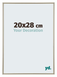 Annecy Plastic Photo Frame 20x28cm Champagne Front Size | Yourdecoration.com