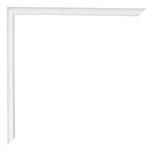 Annecy Plastic Photo Frame 20x30cm White High Gloss Detail Corner | Yourdecoration.com