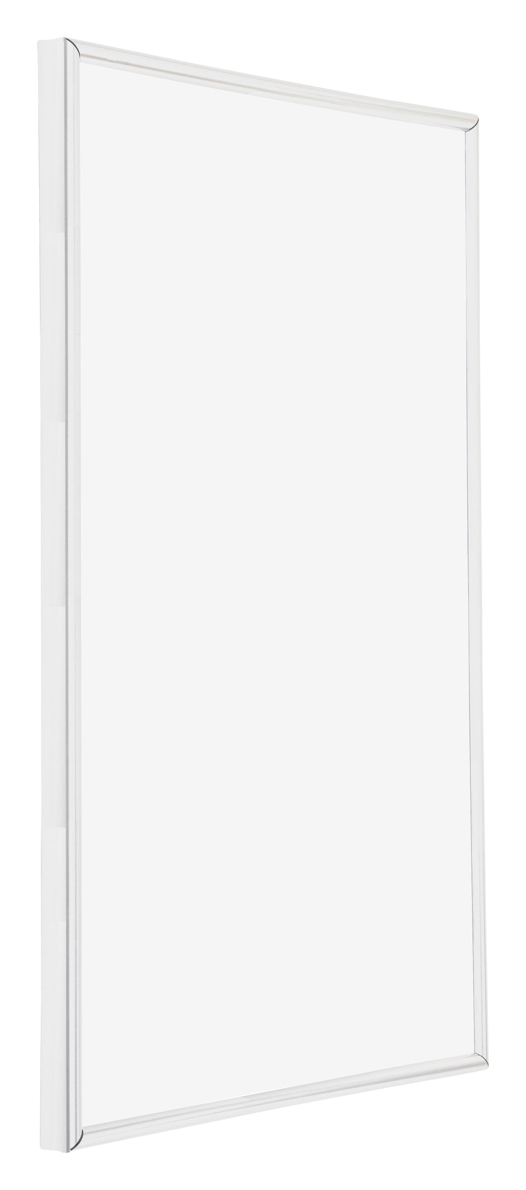 Annecy Plastic Photo Frame 20x30cm White High Gloss Front Oblique | Yourdecoration.com