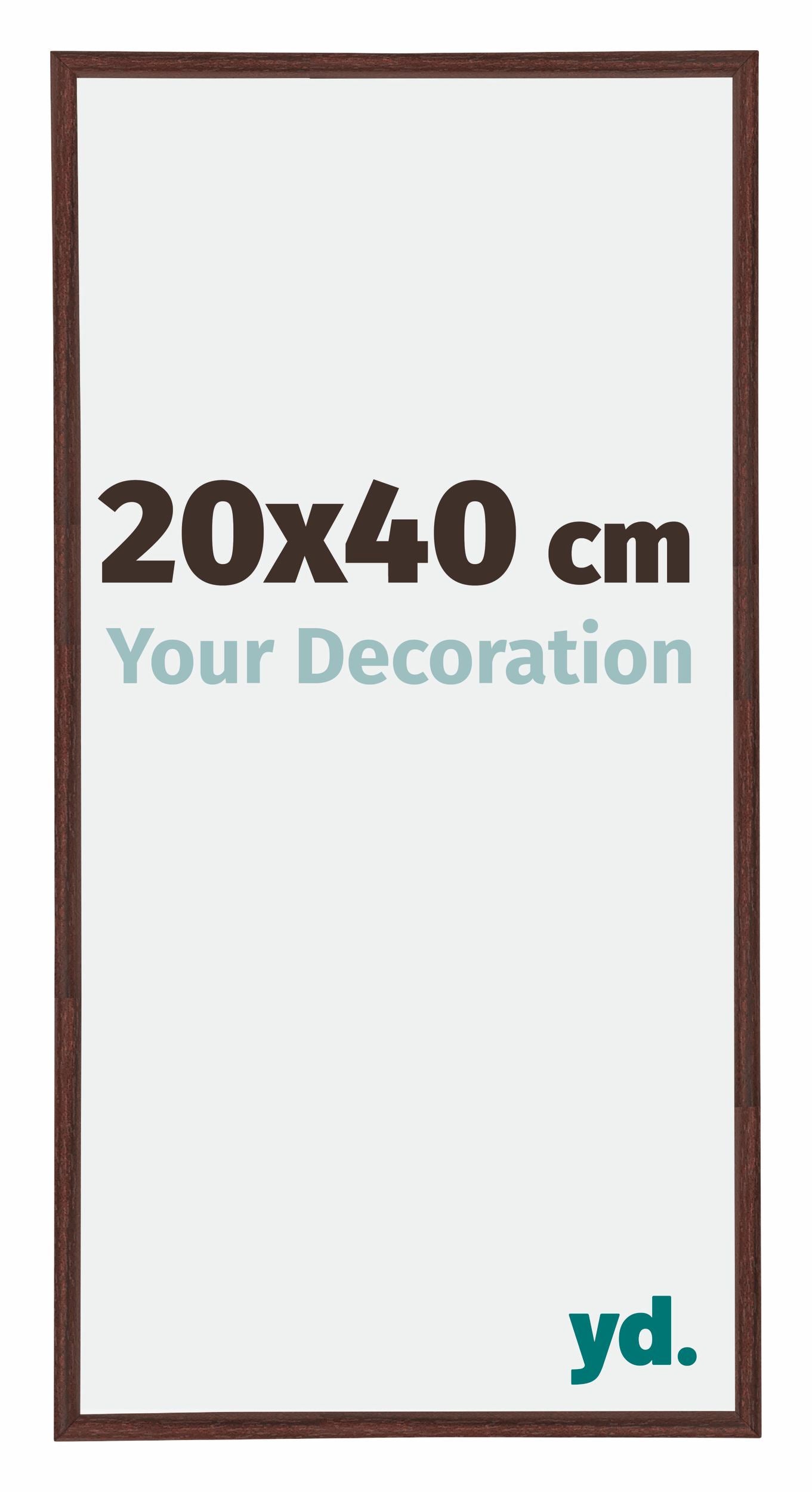 Annecy Plastic Photo Frame 20x40cm Brown Front Size | Yourdecoration.com