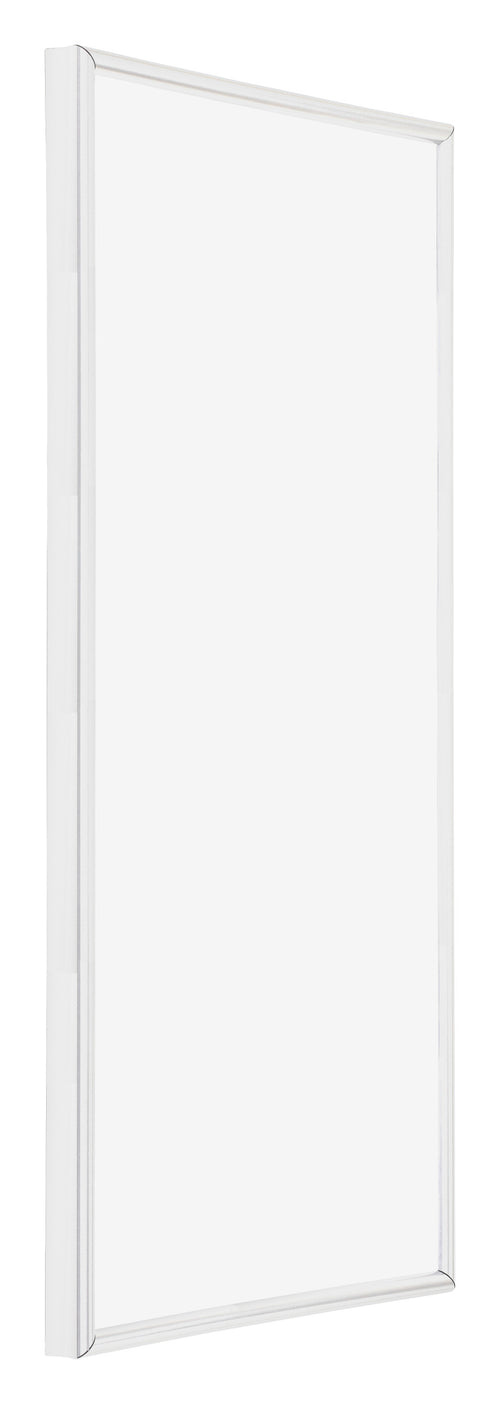 Annecy Plastic Photo Frame 20x40cm White High Gloss Front Oblique | Yourdecoration.com