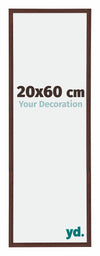 Annecy Plastic Photo Frame 20x60cm Brown Front Size | Yourdecoration.com