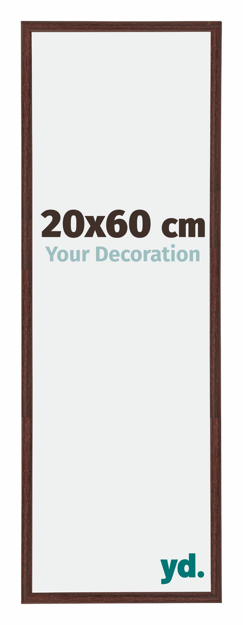 Annecy Plastic Photo Frame 20x60cm Brown Front Size | Yourdecoration.com