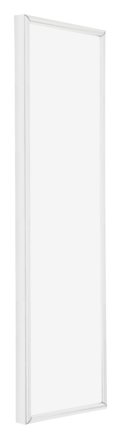 Annecy Plastic Photo Frame 20x60cm White High Gloss Front Oblique | Yourdecoration.com