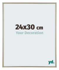 Annecy Plastic Photo Frame 24x30cm Champagne Front Size | Yourdecoration.com