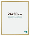 Annecy Plastic Photo Frame 24x30cm Gold Front Size | Yourdecoration.com