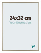 Annecy Plastic Photo Frame 24x32cm Champagne Front Size | Yourdecoration.com
